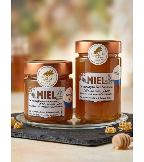 Pot de miel du Bourbonnais Médaille d'or au Concours Général de Paris 2025