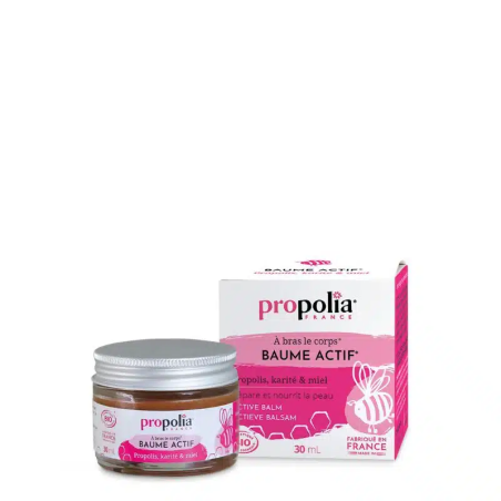 Baume Actif à la propolis, Karité et miel - Propolia