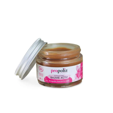 Baume Actif à la propolis, Karité et miel - Propolia